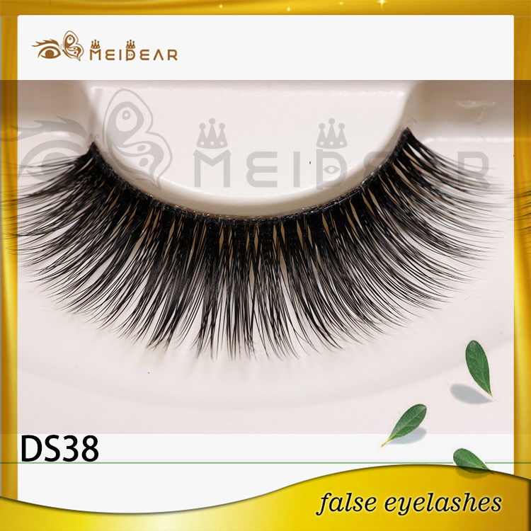 Wholesale dramatic 3d silk eyelashes with custom pacakging 